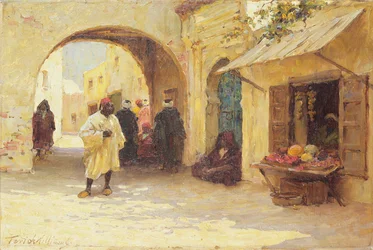 Scène de rue, Maroc